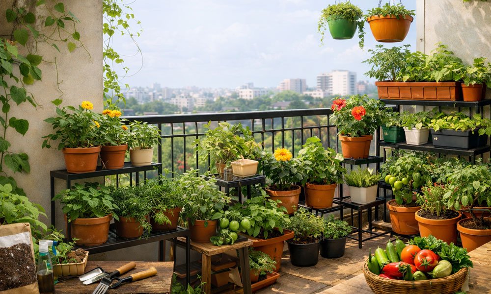 How to Start a Small Balcony Garden in India: Step-by-Step Guide